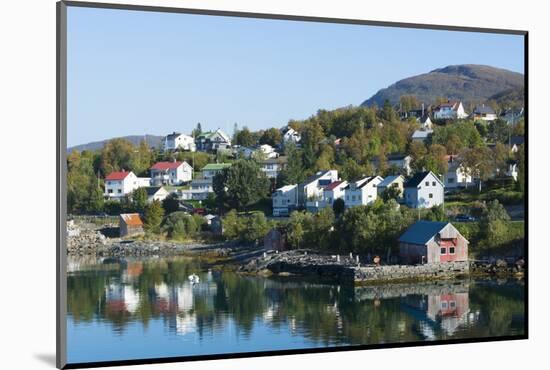 Finnsnes Norway Cruise Hurtigruten Town with Colorful Homes-Bill Bachmann-Mounted Photographic Print