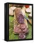 Finocchiona, Tuscan Salami with Wild Fennel Seeds, Florence, Tuscany, Italy, Italian Gastronomy-Nico Tondini-Framed Premier Image Canvas