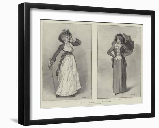 Fins De Siecle in Fashions-George Adolphus Storey-Framed Premium Giclee Print