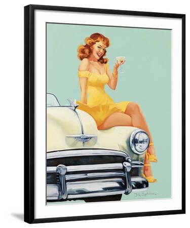 Pin-Up Girls Vintage Art Wall Art: Prints, Paintings & Posters