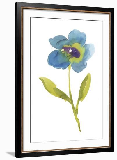 Fiore Blu I-Sandra Jacobs-Framed Giclee Print