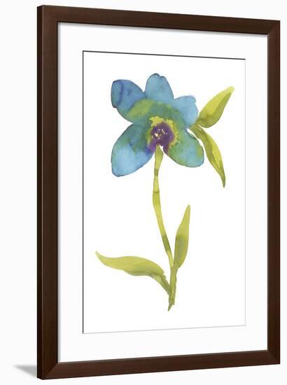 Fiore Blu III-Sandra Jacobs-Framed Giclee Print