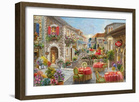 Fiori Caffes-Nicky Boehme-Framed Giclee Print