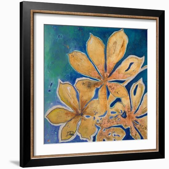 Fiori d' Oro I-Patricia Pinto-Framed Art Print