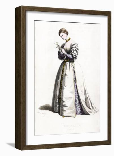 Fiorinetta costume dated 1533-Maurice Sand-Framed Giclee Print