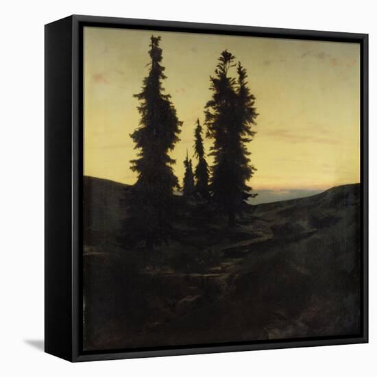 Fir Trees, 1849-Arnold Böcklin-Framed Premier Image Canvas