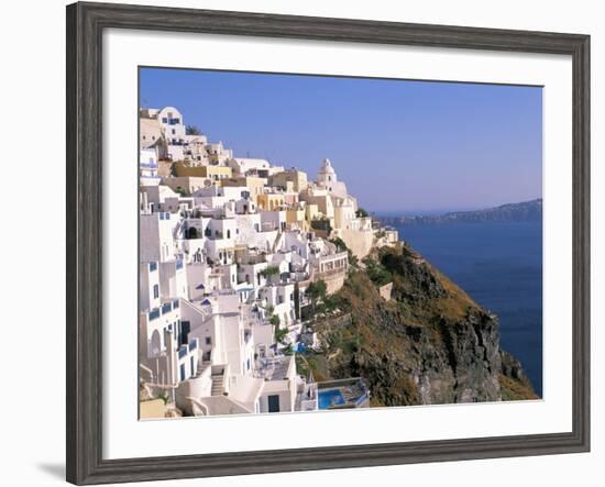 Fira, Island of Santorini (Thira), Cyclades Islands, Aegean, Greek Islands, Greece, Europe-Sergio Pitamitz-Framed Photographic Print