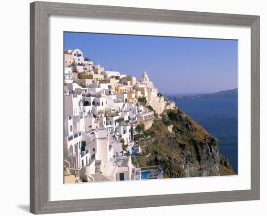 Fira, Island of Santorini (Thira), Cyclades Islands, Aegean, Greek Islands, Greece, Europe-Sergio Pitamitz-Framed Photographic Print