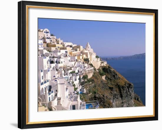 Fira, Island of Santorini (Thira), Cyclades Islands, Aegean, Greek Islands, Greece, Europe-Sergio Pitamitz-Framed Photographic Print