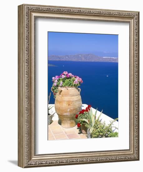 Fira, Island of Santorini (Thira), Cyclades Islands, Aegean, Greek Islands, Greece, Europe-Sergio Pitamitz-Framed Photographic Print