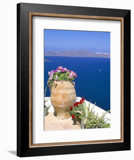 Fira, Island of Santorini (Thira), Cyclades Islands, Aegean, Greek Islands, Greece, Europe-Sergio Pitamitz-Framed Photographic Print