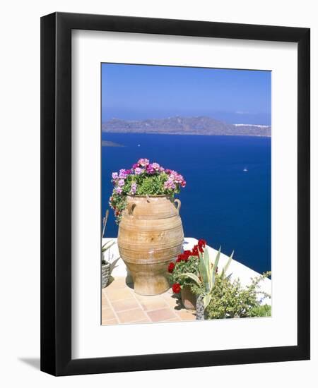 Fira, Island of Santorini (Thira), Cyclades Islands, Aegean, Greek Islands, Greece, Europe-Sergio Pitamitz-Framed Photographic Print