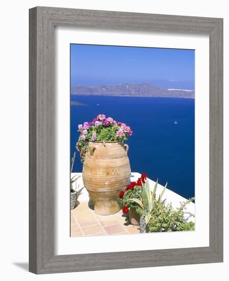 Fira, Island of Santorini (Thira), Cyclades Islands, Aegean, Greek Islands, Greece, Europe-Sergio Pitamitz-Framed Photographic Print