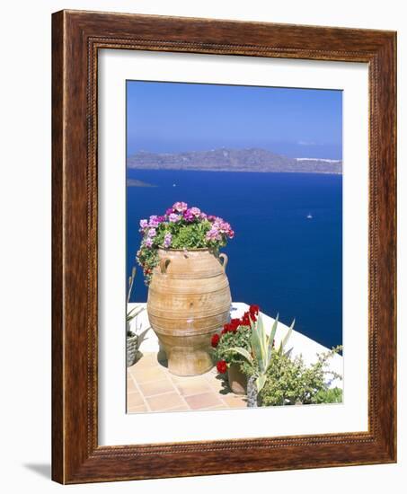 Fira, Island of Santorini (Thira), Cyclades Islands, Aegean, Greek Islands, Greece, Europe-Sergio Pitamitz-Framed Photographic Print