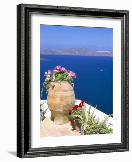 Fira, Island of Santorini (Thira), Cyclades Islands, Aegean, Greek Islands, Greece, Europe-Sergio Pitamitz-Framed Photographic Print