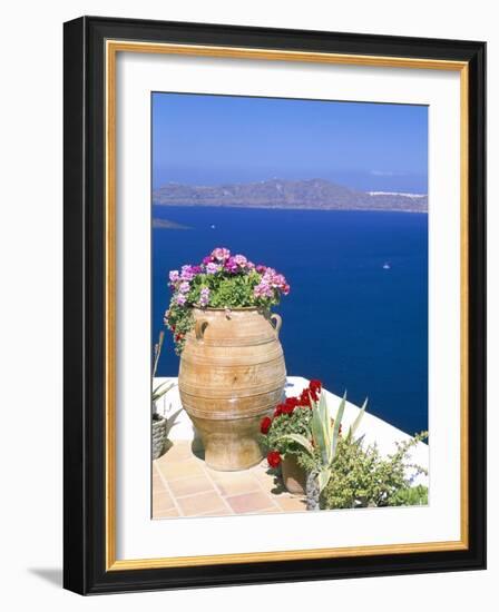 Fira, Island of Santorini (Thira), Cyclades Islands, Aegean, Greek Islands, Greece, Europe-Sergio Pitamitz-Framed Photographic Print