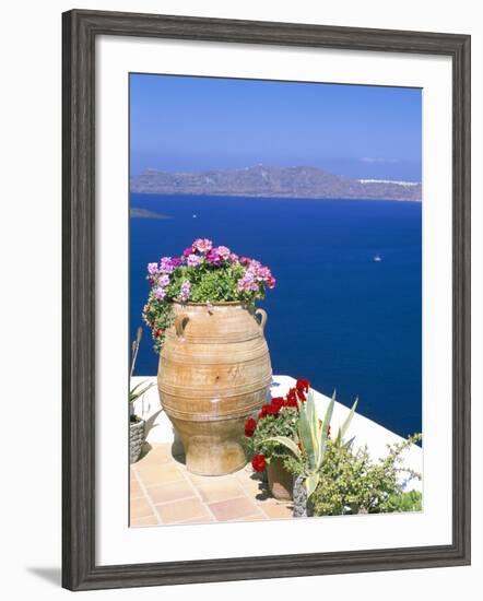 Fira, Island of Santorini (Thira), Cyclades Islands, Aegean, Greek Islands, Greece, Europe-Sergio Pitamitz-Framed Photographic Print