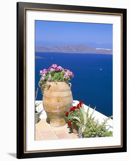 Fira, Island of Santorini (Thira), Cyclades Islands, Aegean, Greek Islands, Greece, Europe-Sergio Pitamitz-Framed Photographic Print