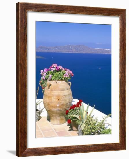 Fira, Island of Santorini (Thira), Cyclades Islands, Aegean, Greek Islands, Greece, Europe-Sergio Pitamitz-Framed Photographic Print