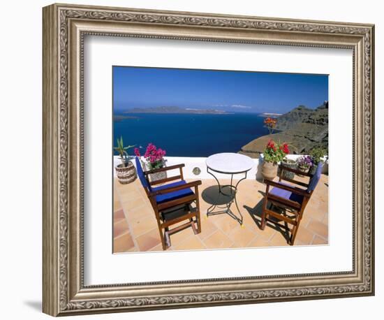 Fira, Island of Santorini (Thira), Cyclades Islands, Aegean, Greek Islands, Greece, Europe-Sergio Pitamitz-Framed Photographic Print