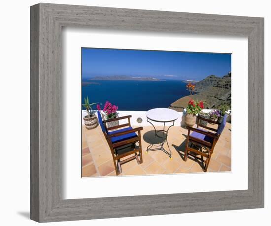 Fira, Island of Santorini (Thira), Cyclades Islands, Aegean, Greek Islands, Greece, Europe-Sergio Pitamitz-Framed Photographic Print