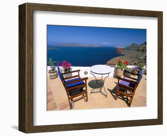 Fira, Island of Santorini (Thira), Cyclades Islands, Aegean, Greek Islands, Greece, Europe-Sergio Pitamitz-Framed Photographic Print