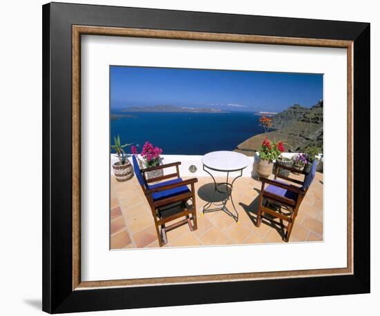 Fira, Island of Santorini (Thira), Cyclades Islands, Aegean, Greek Islands, Greece, Europe-Sergio Pitamitz-Framed Photographic Print