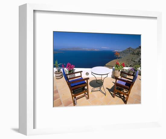 Fira, Island of Santorini (Thira), Cyclades Islands, Aegean, Greek Islands, Greece, Europe-Sergio Pitamitz-Framed Photographic Print