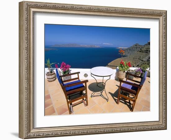 Fira, Island of Santorini (Thira), Cyclades Islands, Aegean, Greek Islands, Greece, Europe-Sergio Pitamitz-Framed Photographic Print