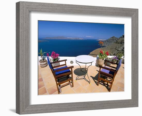 Fira, Island of Santorini (Thira), Cyclades Islands, Aegean, Greek Islands, Greece, Europe-Sergio Pitamitz-Framed Photographic Print