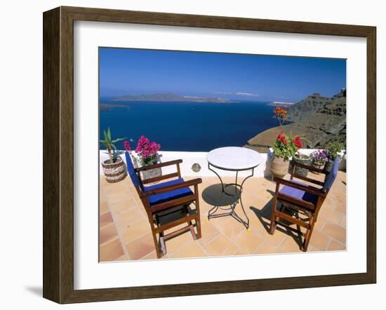 Fira, Island of Santorini (Thira), Cyclades Islands, Aegean, Greek Islands, Greece, Europe-Sergio Pitamitz-Framed Photographic Print