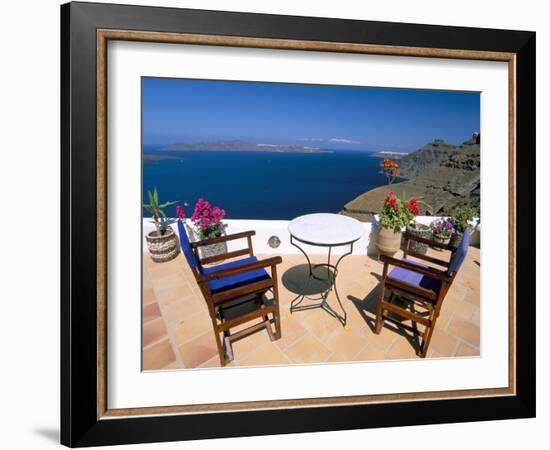 Fira, Island of Santorini (Thira), Cyclades Islands, Aegean, Greek Islands, Greece, Europe-Sergio Pitamitz-Framed Photographic Print