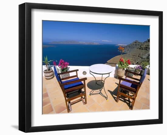 Fira, Island of Santorini (Thira), Cyclades Islands, Aegean, Greek Islands, Greece, Europe-Sergio Pitamitz-Framed Photographic Print