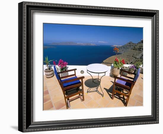 Fira, Island of Santorini (Thira), Cyclades Islands, Aegean, Greek Islands, Greece, Europe-Sergio Pitamitz-Framed Photographic Print