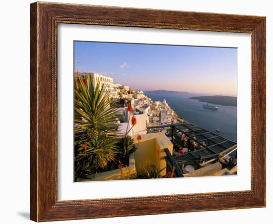 Fira, Island of Santorini (Thira), Cyclades Islands, Aegean, Greek Islands, Greece, Europe-Sergio Pitamitz-Framed Photographic Print