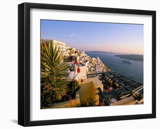 Fira, Island of Santorini (Thira), Cyclades Islands, Aegean, Greek Islands, Greece, Europe-Sergio Pitamitz-Framed Photographic Print