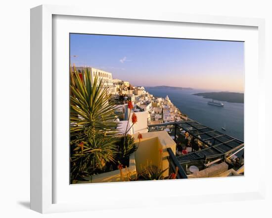 Fira, Island of Santorini (Thira), Cyclades Islands, Aegean, Greek Islands, Greece, Europe-Sergio Pitamitz-Framed Photographic Print