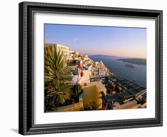 Fira, Island of Santorini (Thira), Cyclades Islands, Aegean, Greek Islands, Greece, Europe-Sergio Pitamitz-Framed Photographic Print