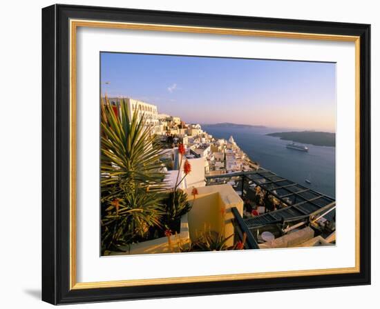 Fira, Island of Santorini (Thira), Cyclades Islands, Aegean, Greek Islands, Greece, Europe-Sergio Pitamitz-Framed Photographic Print