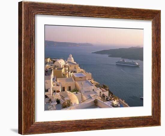 Fira, Island of Santorini (Thira), Cyclades Islands, Aegean, Greek Islands, Greece, Europe-Sergio Pitamitz-Framed Photographic Print