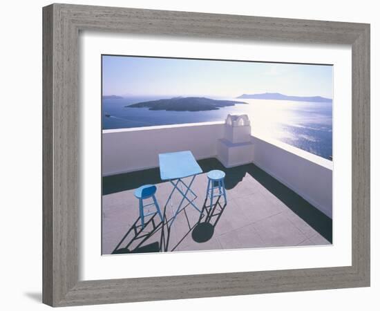 Fira, Island of Santorini (Thira), Cyclades Islands, Aegean, Greek Islands, Greece, Europe-Sergio Pitamitz-Framed Photographic Print