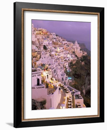 Fira, Island of Santorini (Thira), Cyclades Islands, Aegean, Greek Islands, Greece, Europe-Sergio Pitamitz-Framed Photographic Print