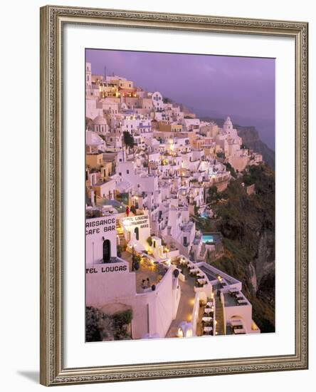 Fira, Island of Santorini (Thira), Cyclades Islands, Aegean, Greek Islands, Greece, Europe-Sergio Pitamitz-Framed Photographic Print