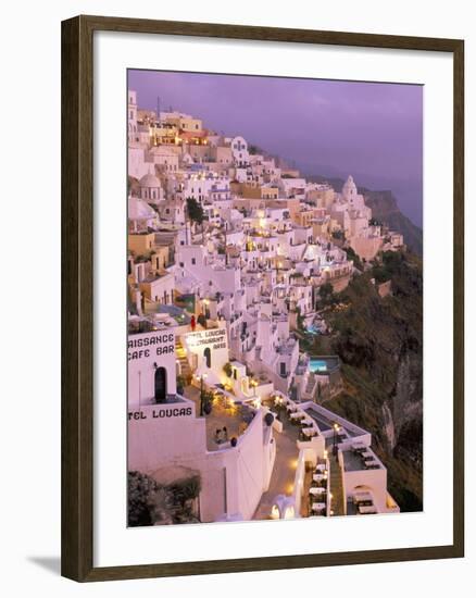 Fira, Island of Santorini (Thira), Cyclades Islands, Aegean, Greek Islands, Greece, Europe-Sergio Pitamitz-Framed Photographic Print