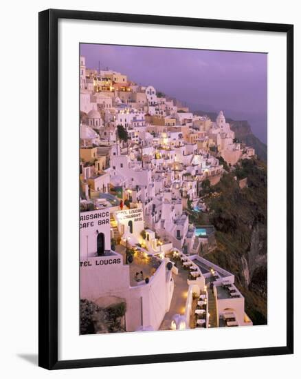 Fira, Island of Santorini (Thira), Cyclades Islands, Aegean, Greek Islands, Greece, Europe-Sergio Pitamitz-Framed Photographic Print