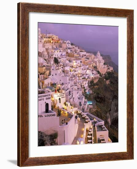 Fira, Island of Santorini (Thira), Cyclades Islands, Aegean, Greek Islands, Greece, Europe-Sergio Pitamitz-Framed Photographic Print