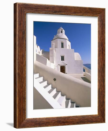 Fira, Island of Santorini (Thira), Cyclades Islands, Aegean, Greek Islands, Greece, Europe-Sergio Pitamitz-Framed Photographic Print