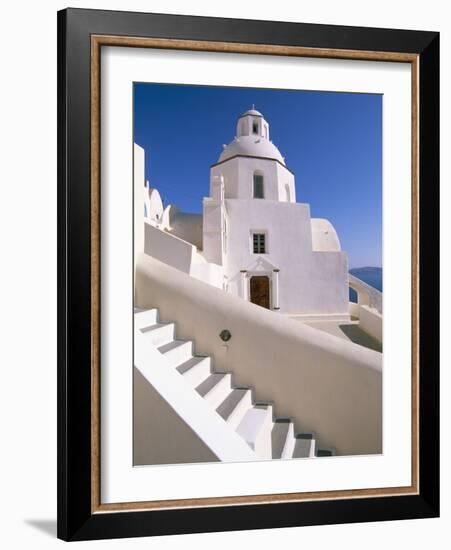 Fira, Island of Santorini (Thira), Cyclades Islands, Aegean, Greek Islands, Greece, Europe-Sergio Pitamitz-Framed Photographic Print