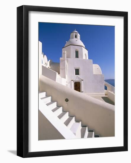 Fira, Island of Santorini (Thira), Cyclades Islands, Aegean, Greek Islands, Greece, Europe-Sergio Pitamitz-Framed Photographic Print