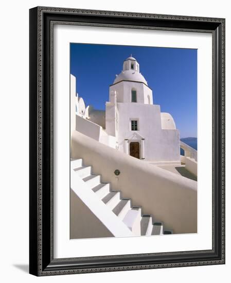 Fira, Island of Santorini (Thira), Cyclades Islands, Aegean, Greek Islands, Greece, Europe-Sergio Pitamitz-Framed Photographic Print